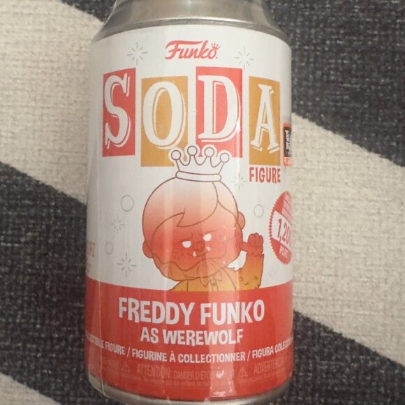 Funko Soda Freddy Funko Werewolf FrightNight 2022 Limited Edition 1200PCS Sealed - Picture 1 of 6